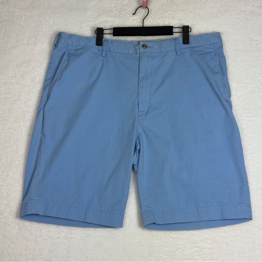 294.  Polo Ralph Lauren Stretch Classic Fit Blue Chino Shorts Size 40